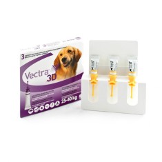 VECTRA 3D DOG XL (25-40KG) 3PIP CT