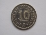 10 CENTS 1957 MALAYA