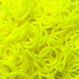 Elastice Rainbow Loom - Neon - Galben - 300 buc.