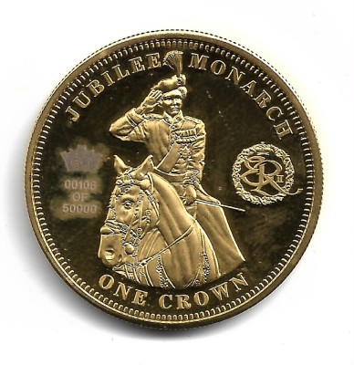 TDC - 2012 JUBILEE MONARCH - Moneda Comemorativa foto
