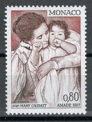 Monaco 1977 Mi 1266 MNH - Asociația Mondială a Copiilor &amp;bdquo;Kinderfreunde&amp;rdquo; foto