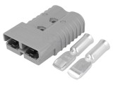 Mufă cablu-cablu hermafrodit gri 36V PIN 2