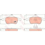 Set placute frana punte spate Volvo S60, 2000-2009; S70 (LS) 1997-2000, S80, 1998-2006; V70, 1997-2007; XC70 Cross Country 1997-2007; TRW GDB1389