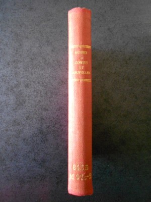 ALFRED DE MUSSET - CONTES ET NOUVELLES (1950) foto