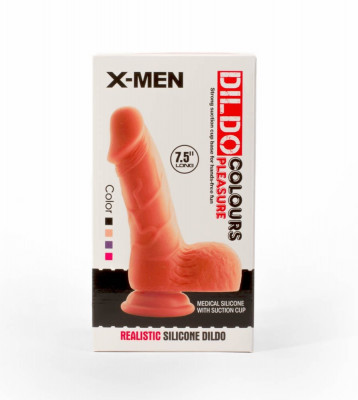 X-MEN 1 - Dildo realist, flesh, 19 cm foto