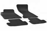 Covorase Auto Cauciuc Audi A5 (B8) 2007-2017, Set 4 Bucati, Gri Carbon, Bordura Inalta, Anti-Alunecare, Umbrella