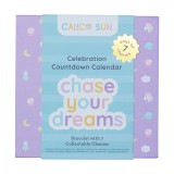 Cumpara ieftin Set cadou bratara si charmuri - Calendar pentru sarbatorit evenimente Chase Your Dream