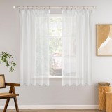 Set 2 Draperii, 140 x 175 cm, Alb - CN