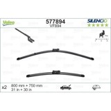 Set lamele stergator 800+750mm/31+30in Citroen C4 Picasso/Spacetourer 06.20; fata, stanga + dreapta, adaptor OE Valeo, 16 113 495 80, 16 174 098 80,