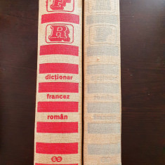 DICTIONAR ROMAN-FRANCEZ * FRANCEZ-ROMAN - Canarache, Condeescu (2 volume)