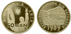 Romania 2019 - 50 bani Revolutia, PROOF foto