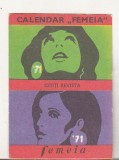 Bnk cld Calendar de buzunar - 1971 - Revista Femeia
