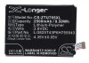 Acumulator Cameron Sino 2500mAh pentru ZTE Tough Max, Grand S II S221 S251, Telstra Tough Max LTE T84, Q705U, LI3825T43P6H755543