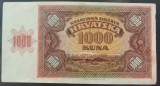 Bancnota istorica 1000 KUNA - CROATIA ocupatie fascista, anul 1941 *cod 648