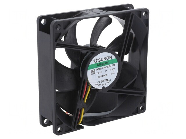Ventilator DC Axial 12V 92mm 67m3/h 28dBA
