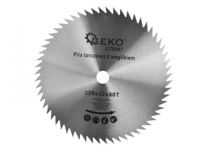Disc pentru lemn 350x32x60T, Geko G78087 foto