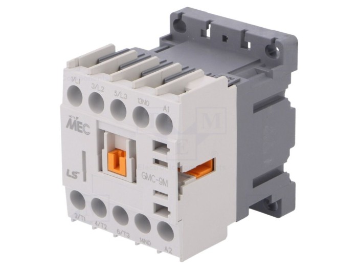 Contactor 3P NO, 230VAC, 9A