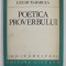 POETICA PROVERBULUI de CEZAR TABARCEA , 1982