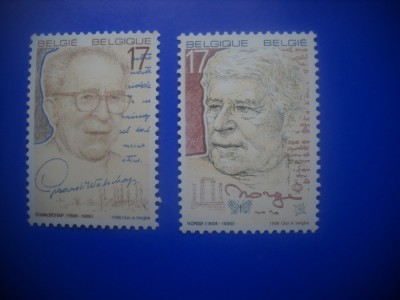 HOPCT TIMBRE MNH 132 B - LITERATURA 1998 - 2 VAL BELGIA foto