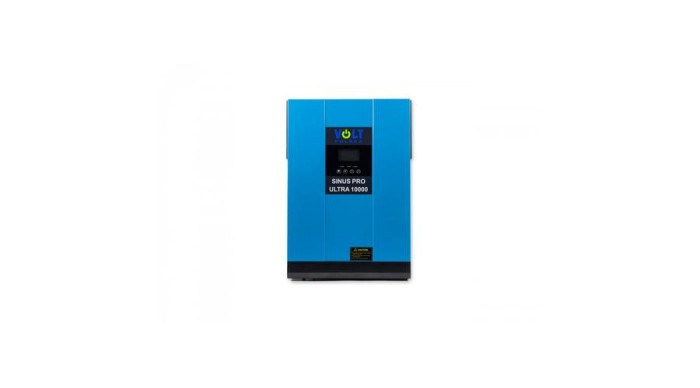 Volt Polska SINUS PRO ULTRA Solar Panel Inverter Solar Powered MPPT Solar Panel Charger 48V DC 230V AC 5000W/10000VA Pure Tone Wave