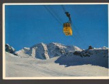 CPIB 25269 CARTE POSTALA - TELECABINA DIAVOLEZZA CU PIZ PALU, TRECERE BERNIMA, NECIRCULATA