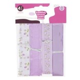 Set Panglici Lila 4 Modele Organza și Satinata 1m, CMCLASS