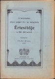 C1354 A kar&aacute;nsebesi &aacute;llami polg&aacute;ri fi&uacute; &eacute;s le&aacute;nyiskola &eacute;rt&eacute;sitője az 1909-1910 tan&eacute;vről, szerkesztette Pfeiffer Mih&aacute;ly igazgat&oacute;, Caransebeș