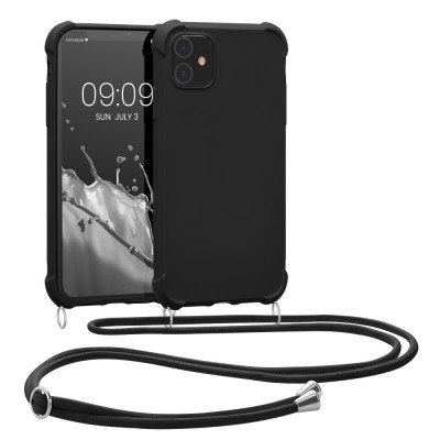 Husa pentru iPhone 11, Silicon, Negru, 53838.01 foto