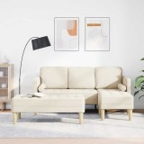 VidaXL Set de canapea 2 pcs P&acirc;nză 173 x 131 x 67 cm țesătură 3329263