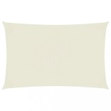 Cumpara ieftin Panza parasolar, crem, 4x7 m, tesatura oxford, dreptunghiular