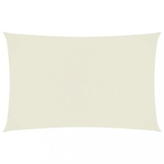 Panza parasolar, crem, 4x7 m, tesatura oxford, dreptunghiular