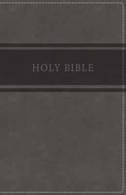 KJV, Deluxe Gift Bible, Imitation Leather, Gray, Red Letter Edition