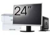 Pachet Calculator Second Hand HP T520 Mini PC, AMD GX-215JJ 1.50GHz, 4GB DDR3, 32GB Flash + Monitor 24&amp;quot; &amp; Imprimanta Brother HL-L6300DW NewTechno