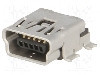 Conector USB B mini, pentru PCB, MOLEX - 54819-0572