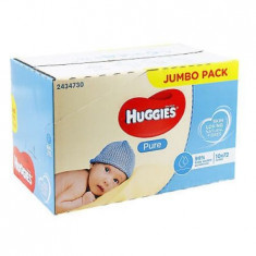 Servetele umede Huggies jumbo pack 72x 10 set foto