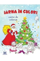 Iarna in culori - Carte de colorat