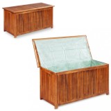 Ladă de depozitare grădină, 117x50x58 cm, lemn masiv de acacia