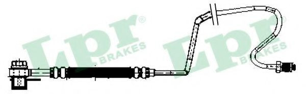 Conducta / cablu frana AUDI TT Roadster (8N9) (1999 - 2006) LPR 6T48261