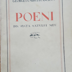 GEORGETA MIRCEA CANCICOV - POENI DIN VIATA SATULUI MEU / EDITIE PRINCEPS, 1938