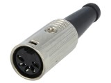 Mufă DIN 5-Pin Mamă 180&deg; pe Cablu 34V
