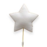 Buokids lampă moale de noapte/lampă de perete stea, Culoarea cusăturii: galben; Versiunea: lampa de perete