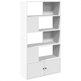 Cumpara ieftin Biblioteca, alb, 100x36x189 cm, lemn prelucrat