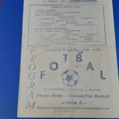 program Flacara Moreni - Mecanica F. Buc.