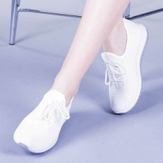 Pantofi sport dama Mini albi foto