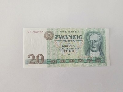 Germania Democrata 20 Mark 1975 Noua foto