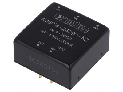 Convertor DC/DC 9-36V la 9V/-9V 6W 1x1 foto