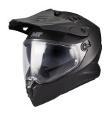 Cumpara ieftin Casca touring/adventure MT model Track SV Pure A1 negru mat &ndash; tip viziera: HS 12 - Negru mat, L (59/60cm)