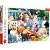 PUZZLE TREFL 1000 CAINI IN GRADINA, TREFL 1000P