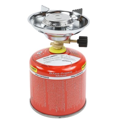 Miniaragaz camping pe gaz Flamex, cu butelie + arzator foto
