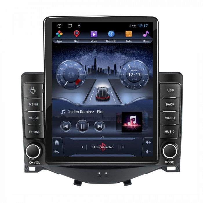 Navigatie dedicata cu Android Toyota Aygo 2014 - 2022, 2GB RAM, Radio GPS Dual